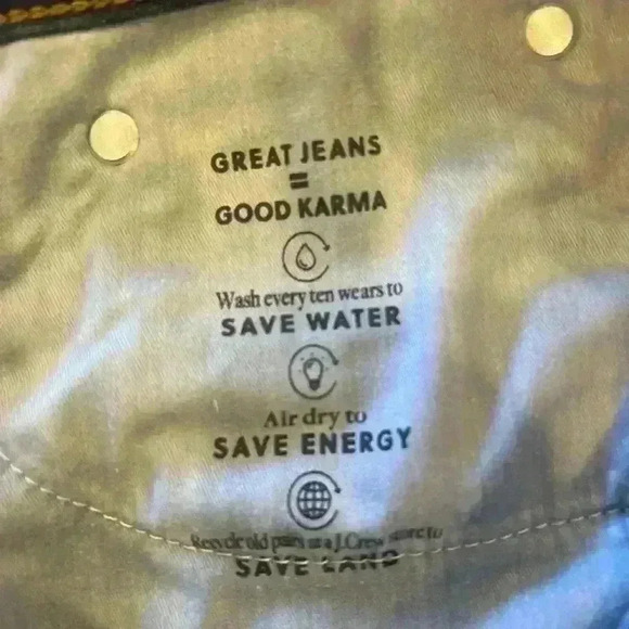 J. Crew ladies high rise toothpick Jean. Size 30. Excellent condition. - Picture 6 of 13